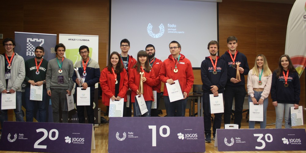 FADU - Universidade do Porto faz xeque-mate nos Campeonatos Nacionais  Universitários de Xadrez